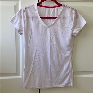 White vneck shirt